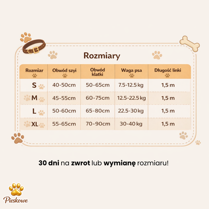 Szelki z wbudowaną smyczą!