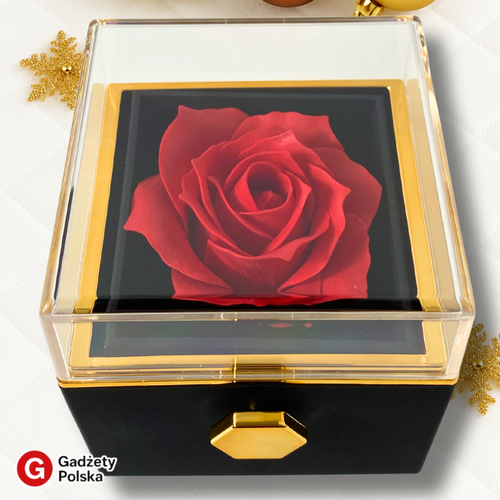 Zestaw prezentowy - Wieczna róża + bransoletka SERCE