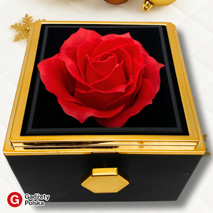 Zestaw prezentowy - Wieczna róża + bransoletka SERCE