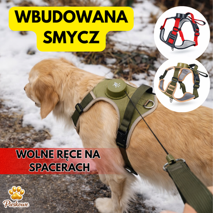 Szelki z wbudowaną smyczą!