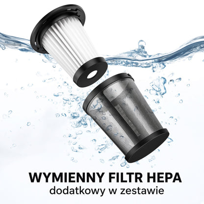 Odkurzacz samochodowy akumulatorowy ZESTAW XXL